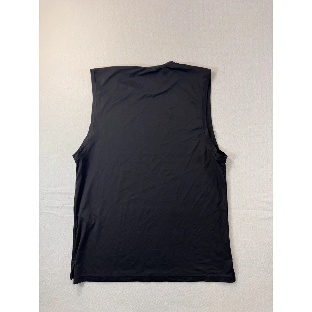 Nike Pro Dri-FIT Men's Black Tank Top Size S Stretch Athletic Fit Logo Gym